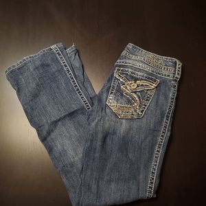 Silver Bootcut Jean's